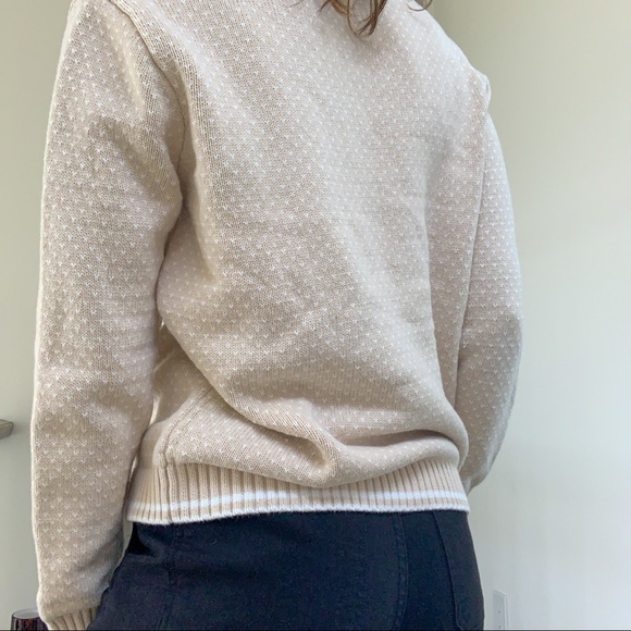 *SOLD* vintage cotton hearts sweater - Picture 9 of 9